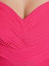 Sheath/Column Halter Chiffon Sweep Train Split Front Evening Dresses #02023085