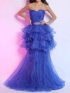 A-line Sweetheart Organza Short/Mini Tiered Homecoming Dresses #02051627