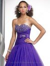 Ball Gown Tulle Sashes / Ribbons Sweetheart Prom Dress #02015817