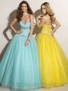 Sweetheart Blue Tulle Floor-length Crystal Detailing Perfect Prom Dress #02015897