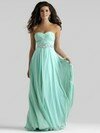 A-line Sweetheart Chiffon Floor-length Ruffles Prom Dresses #02015988
