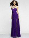 Wholesale A-line Sweetheart Chiffon Split Front Red Prom Dress #02015992