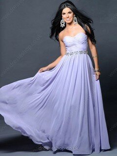 Princess Sweetheart Chiffon with Beading Lavender Fashion Prom Dresses #02016026