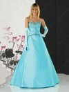 Ball Gown Sweetheart Taffeta Floor-length Beading Quinceanera Dresses #02016619