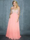 Wholesale Empire Black Chiffon Appliques Lace Floor-length Prom Dress #02016694