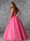 Ball Gown Sweetheart Tulle Floor-length Sleeveless Beading Prom Dresses #02011779