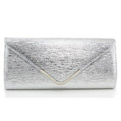 Silver PU Ceremony & Party Metal Handbags #DS03160270