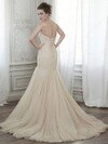 Different Trumpet/Mermaid Lace-up Tulle Sashes / Ribbons Sweetheart Wedding Dresses #DS00022117