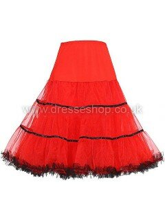 Tulle Netting A-Line Slip 4 Tiers Petticoats #DS03130030
