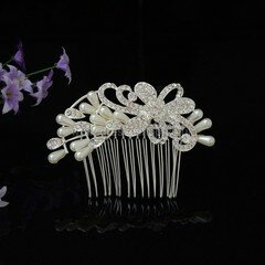 Ivory Alloy Combs & Barrettes #DS03020234
