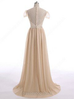 Sweetheart Covered Button Lace Chiffon Sashes / Ribbons Ruffles Floor-length Mother of the Bride Dresses #DS01021600