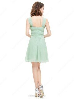 Short/Mini Sweetheart Chiffon with Ruffles Promotion Bridesmaid Dresses #DS01012724