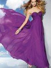 A-line Sweetheart Chiffon Ankle-length Sleeveless Rhinestone Prom Dresses #02010062