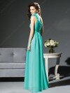 Elegant One Shoulder Chiffon Flower(s) A-line Bridesmaid Dress #01011795