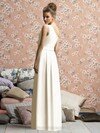 Women A-line One Shoulder Chiffon with Sashes/Ribbons Ivory Bridesmaid Dress #01011866