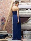 Strapless Royal Blue Chiffon with Ruffles Discount Empire Bridesmaid Dresses #01011973