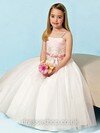 Multi Colours Square Neckline Tulle with Lace Famous Ball Gown Flower Girl Dress #01031452