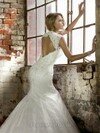 Sexy Open Back Sweetheart Lace Appliques Lace Trumpet/Mermaid Wedding Dresses #00016764