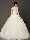 Famous Sweetheart Tulle with Bow Ivory Ball Gown Wedding Dress #00020346