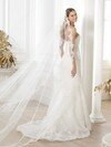 Strapless White Lace with Beading Expensive Trumpet/Mermaid Wedding Dress #00020279