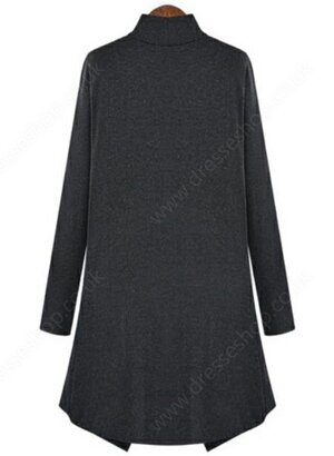 Dark Grey Long Sleeve Contrast Tweed Bodycon Dress#100000213122102826