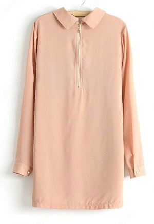 Pink Long Sleeve Cat Queen Print Straight Dress#100000213122102840