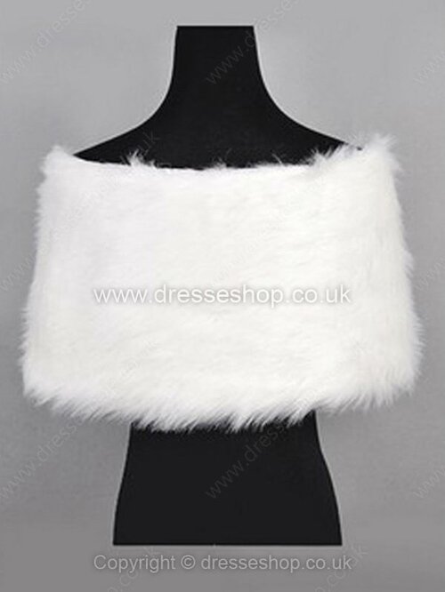 Feather/Fur with Ribbons Wedding/Party Shawls #03040003
