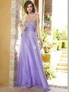 A-line Sweetheart Chiffon Floor-length Beading Prom Dresses #02013420