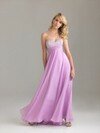 A-line Sweetheart Sage Chiffon with Beading Modest Prom Dress #02013425
