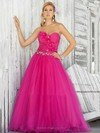 Ball Gown Sweetheart Organza Floor-length Beading Quinceanera Dresses #02071906