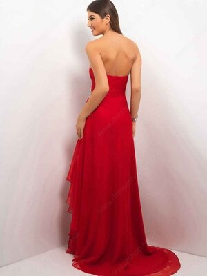 Empire Sweetheart Chiffon Floor-length Sleeveless Beading Prom Dresses#02011697