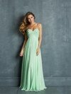 Empire Sweetheart Chiffon Floor-length Flower(s) Prom Dresses #02014837
