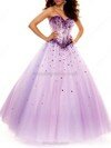 Sweetheart Tulle with Sequins Lace-up Unique Ball Gown Prom Dress #02071952