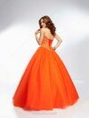 Orange Tulle Ball Gown Sweetheart Lace-up Sequins Prom Dress #02071980