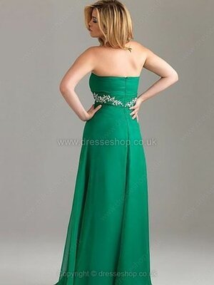 Empire Sweetheart Chiffon Floor-length Rhinestone Prom Dresses #02015219