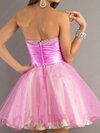 Princess Sweetheart Organza Short/Mini Beading Prom Dresses #02014587