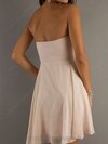 A-line Strapless Chiffon Asymmetrical Sequins Cocktail Dresses #02042261