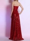 Sheath/Column Sweetheart Sequined Floor-length Split Front Prom Dresses #02014302