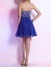 Empire Sweetheart Chiffon Short/Mini Rhinestone Homecoming Dresses #02051639