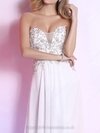 A-line Sweetheart Chiffon Floor-length Appliques Evening Dresses #02023099