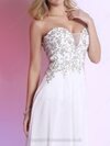 A-line Sweetheart Chiffon Floor-length Appliques Evening Dresses #02023099