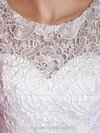 A-line Scoop Chiffon Short/Mini Lace Homecoming Dresses #02051637